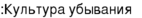 Культура убывания